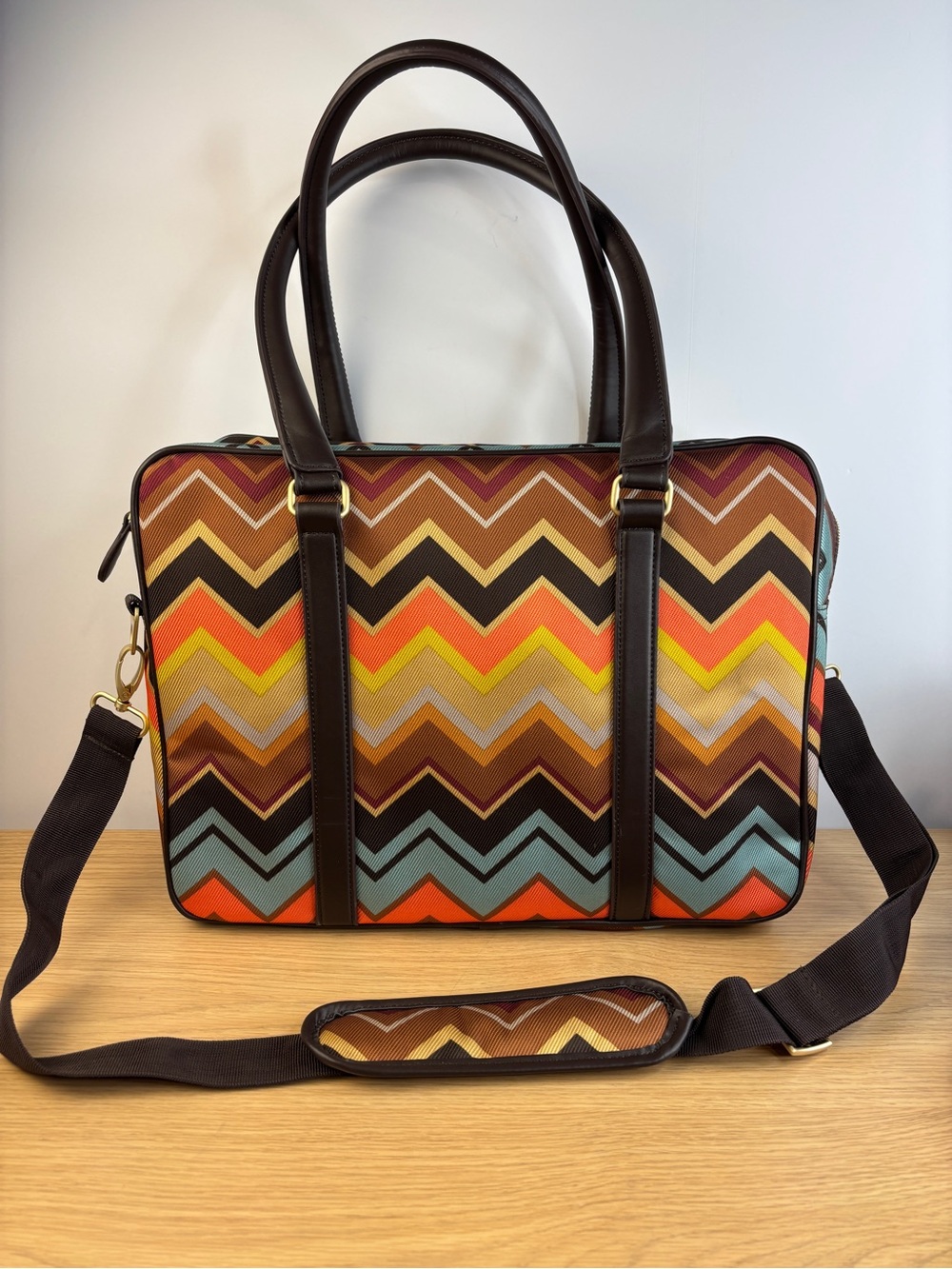 Missoni for Target Colore Zig Zag Travel‎ Tote Bag